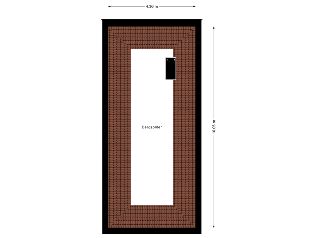 Bekijk plattegrond van 2e Verdieping van Moerdijkse Postbaan 111