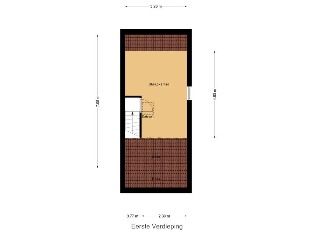 Bekijk plattegrond van Eerste Verdieping van Elleboog 4