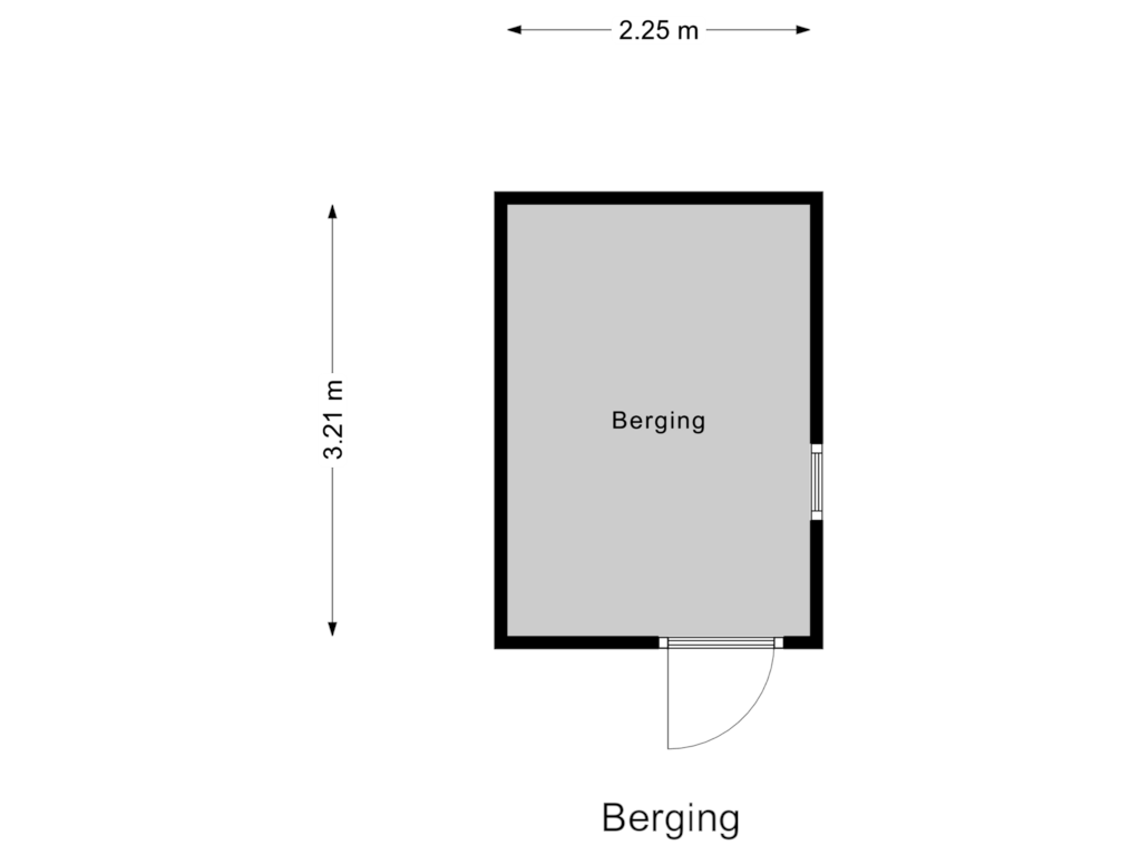 Bekijk plattegrond van Berging van Elleboog 4