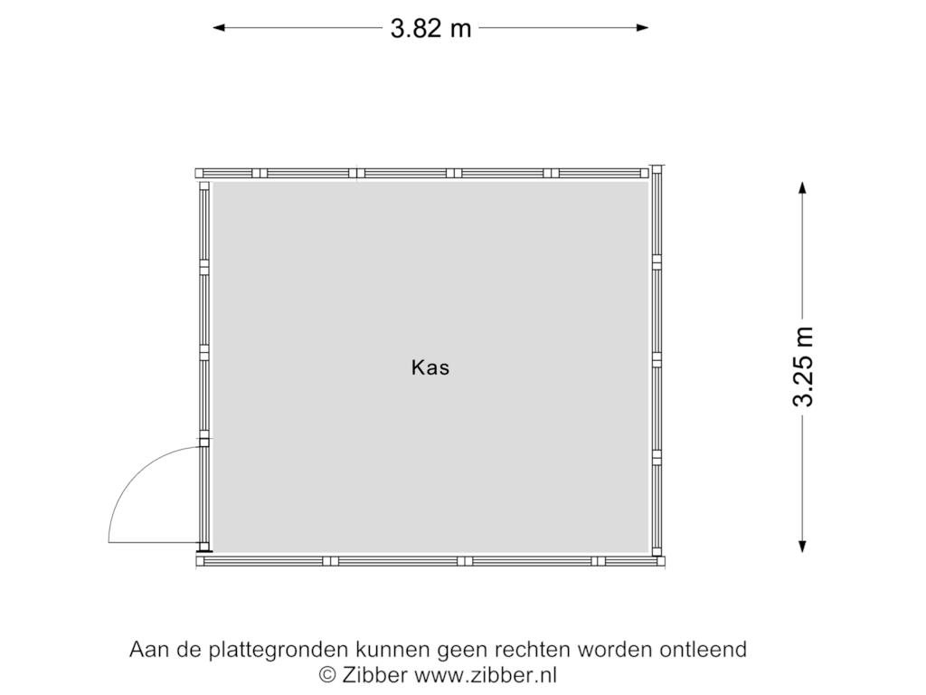 Bekijk plattegrond van Kas van Zomerstraat 5