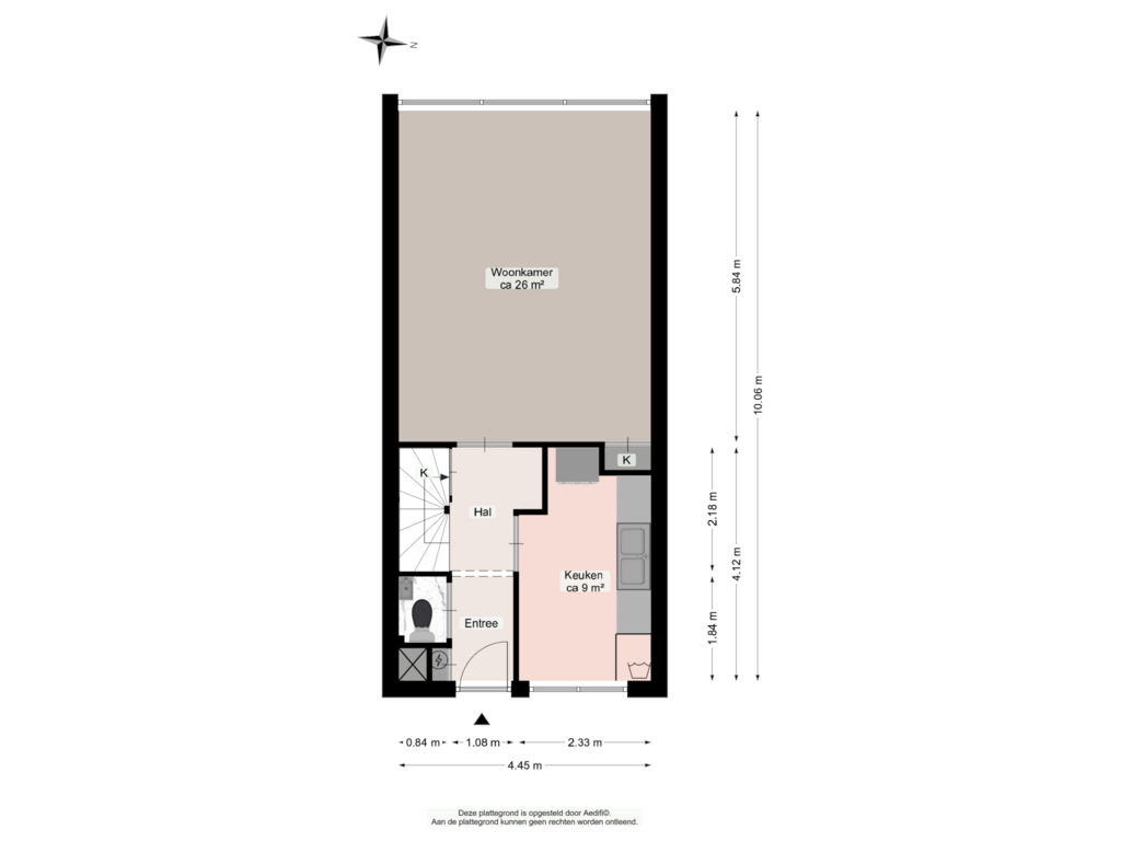 Bekijk plattegrond van Eerste verdieping van Zonnelaan 60