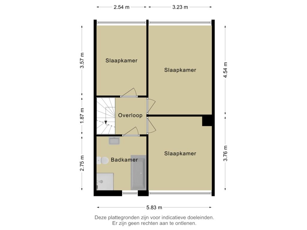 Bekijk plattegrond van 1e Verdieping van Ulenpas 39