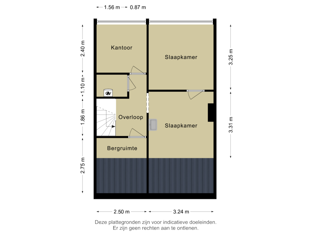 Bekijk plattegrond van 2e Verdieping van Ulenpas 39