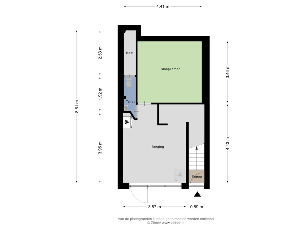 Bekijk plattegrond van Begane Grond van Boulevard De Ruyter 12