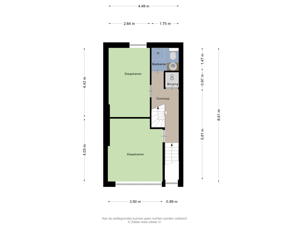 Bekijk plattegrond van Eerste Verdieping van Boulevard De Ruyter 12