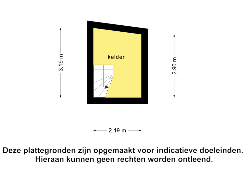 Bekijk plattegrond van Kelder van Thijstraat 23