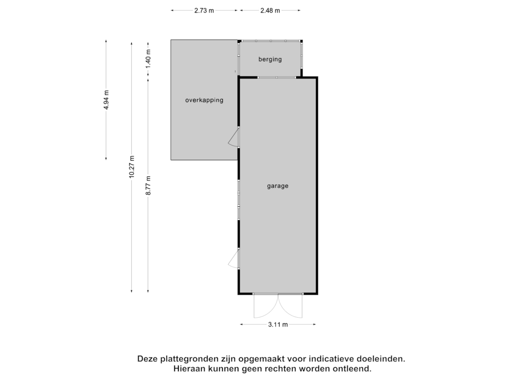 Bekijk plattegrond van Garage van Thijstraat 23