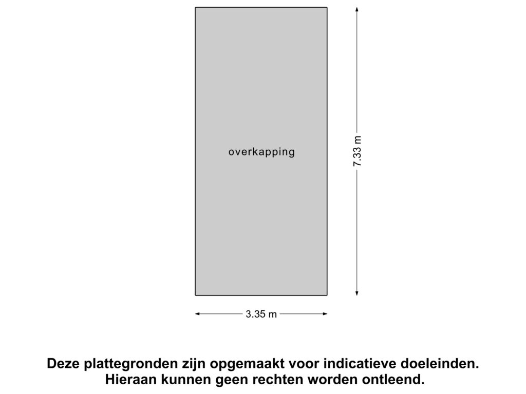 View floorplan of Overkapping of Oude Tempellaan 6