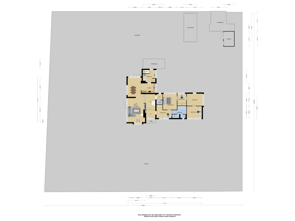 View floorplan of woning overzicht of Oude Tempellaan 6