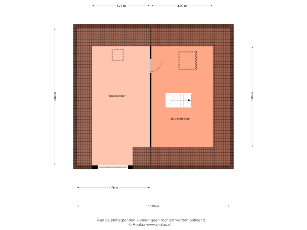 Bekijk plattegrond van Verdieping 2 van Raadhuisstraat 11