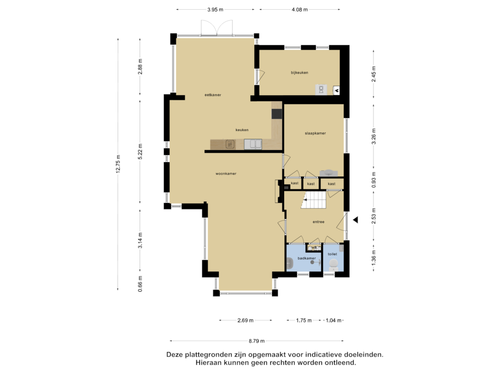 View floorplan of Begane Grond of Ds Veenweg 193