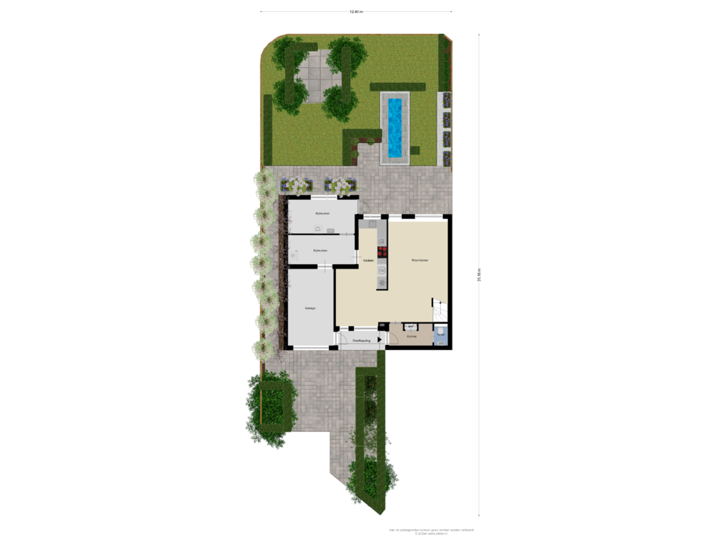 Bekijk plattegrond van Begane Grond Tuin van Morene 313