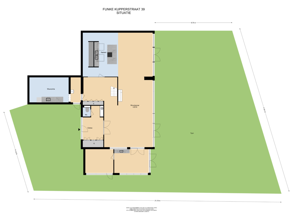 Bekijk plattegrond van Situatie van Funke Küpperstraat 39