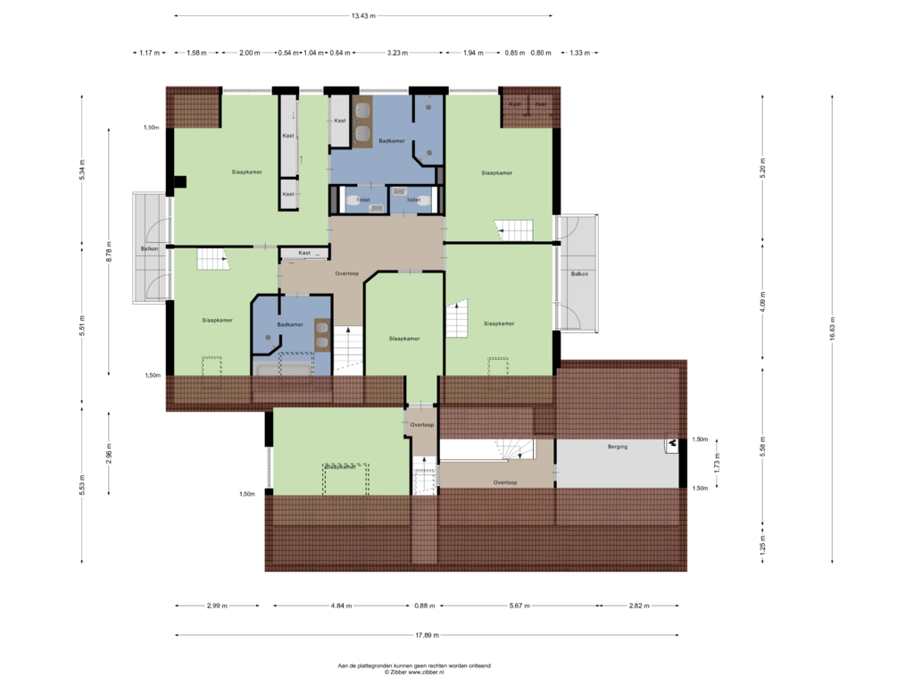 View floorplan of Eerste Verdieping of Noordlaan 5