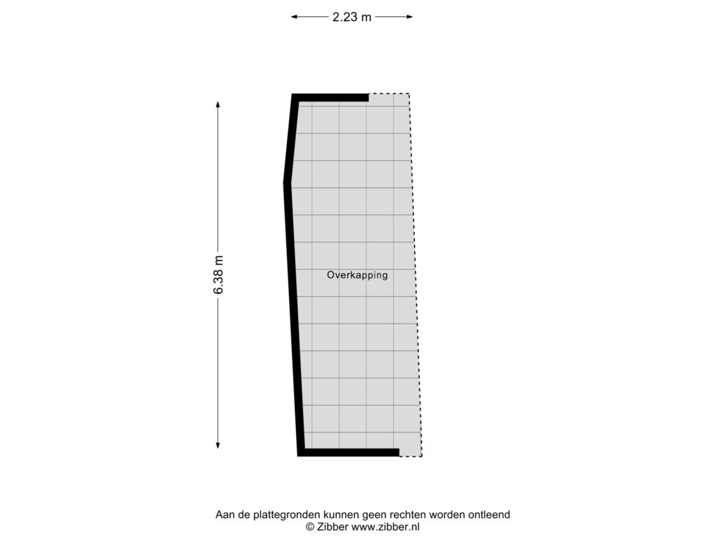 View floorplan of Overkapping of Noordlaan 5