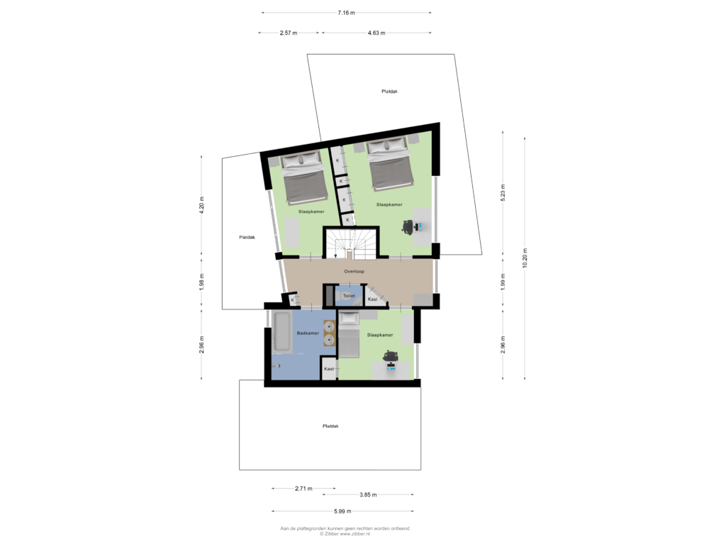 Bekijk plattegrond van Eerste verdieping van Hendrik Jesselaan 28