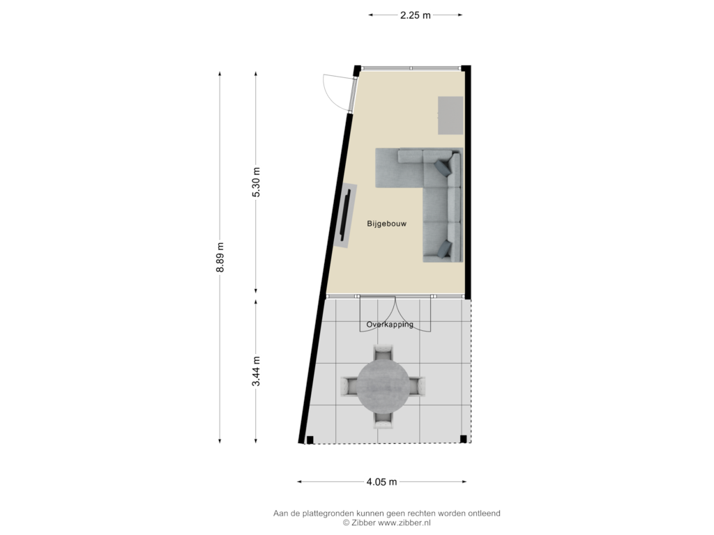 Bekijk plattegrond van Bijgebouw van Hendrik Jesselaan 28