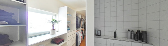 Bekijk 360° foto van 2e badkamer 2e verdieping en walk-in closet van Hendrik Jesselaan 28