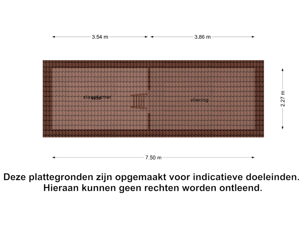 View floorplan of Zolder of Rietbergstraat 1