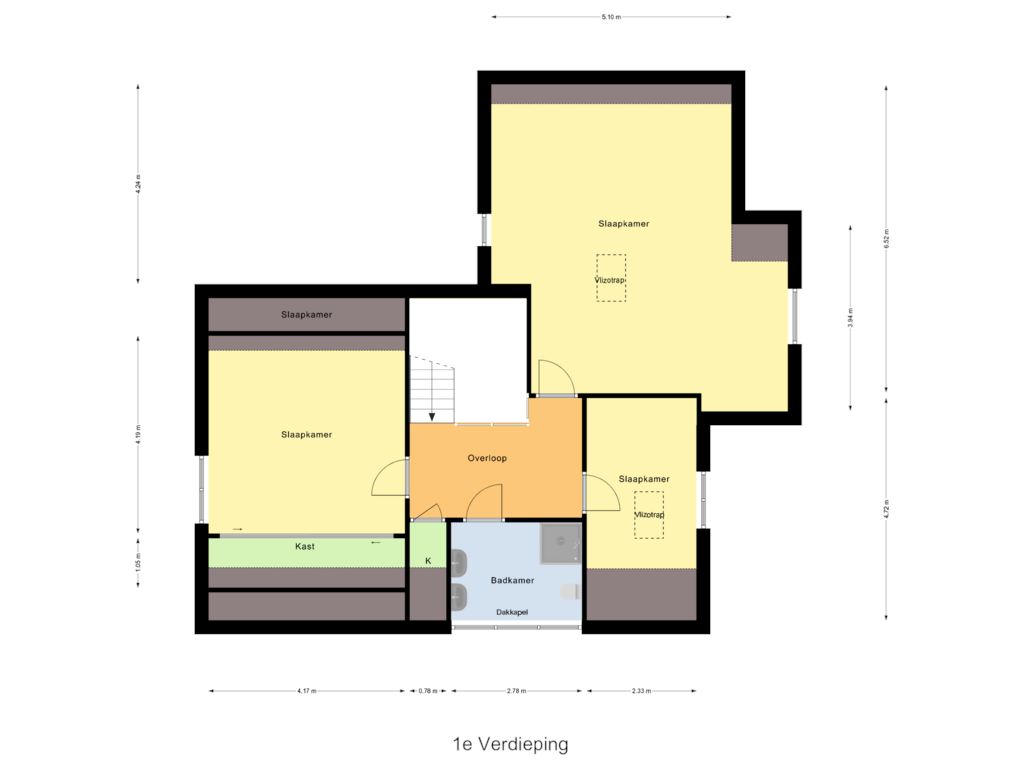 Bekijk plattegrond van 1e Verdieping van 1e Meijerinkshoekweg 19