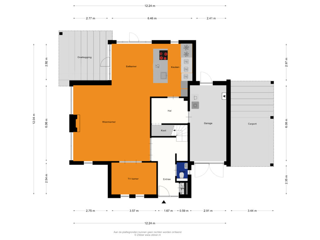 Bekijk plattegrond van Begane Grond van Kopseweg 12