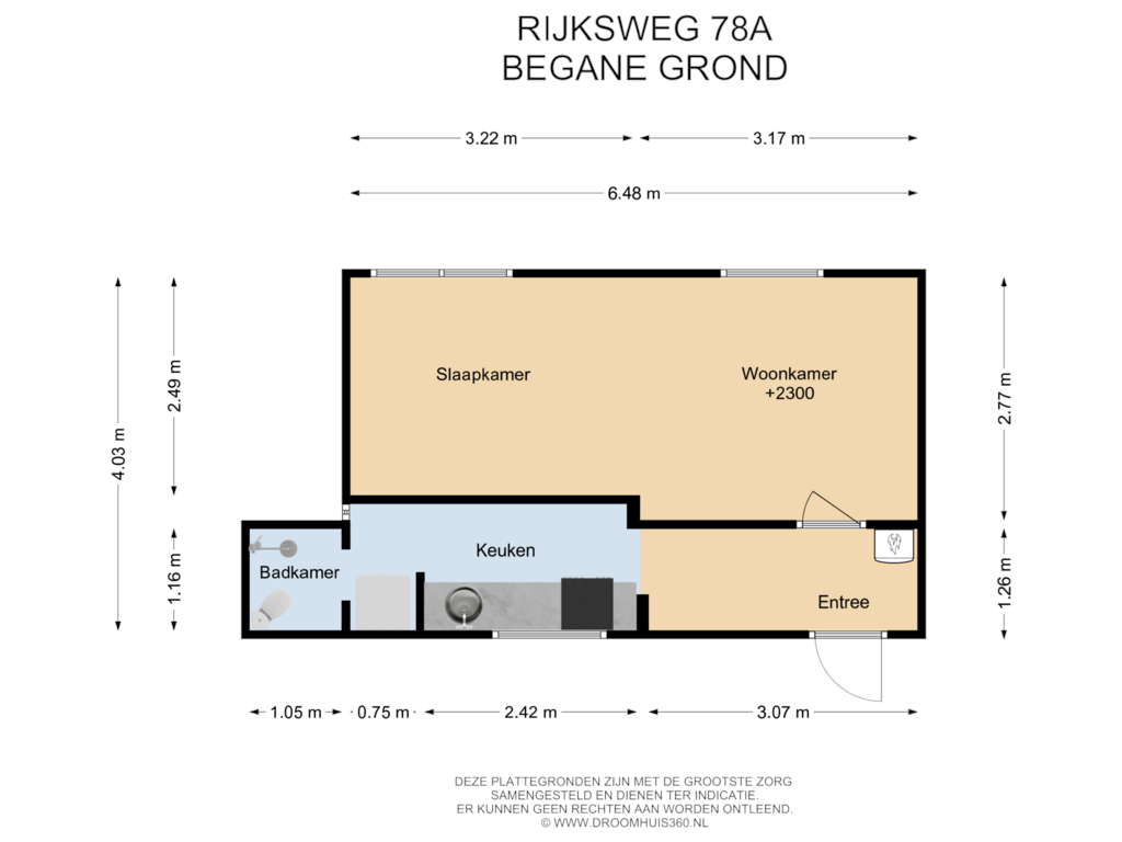 Bekijk plattegrond van Begane grond 78A van Rijksweg 78