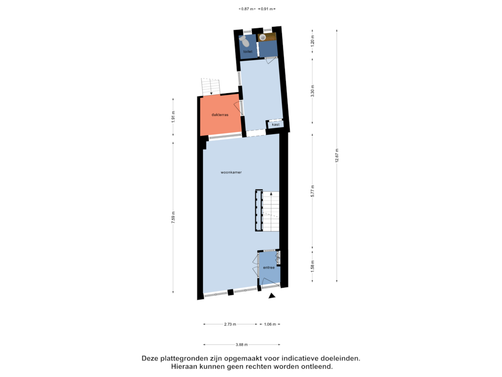 Bekijk plattegrond van Begane Grond van Herengracht 94