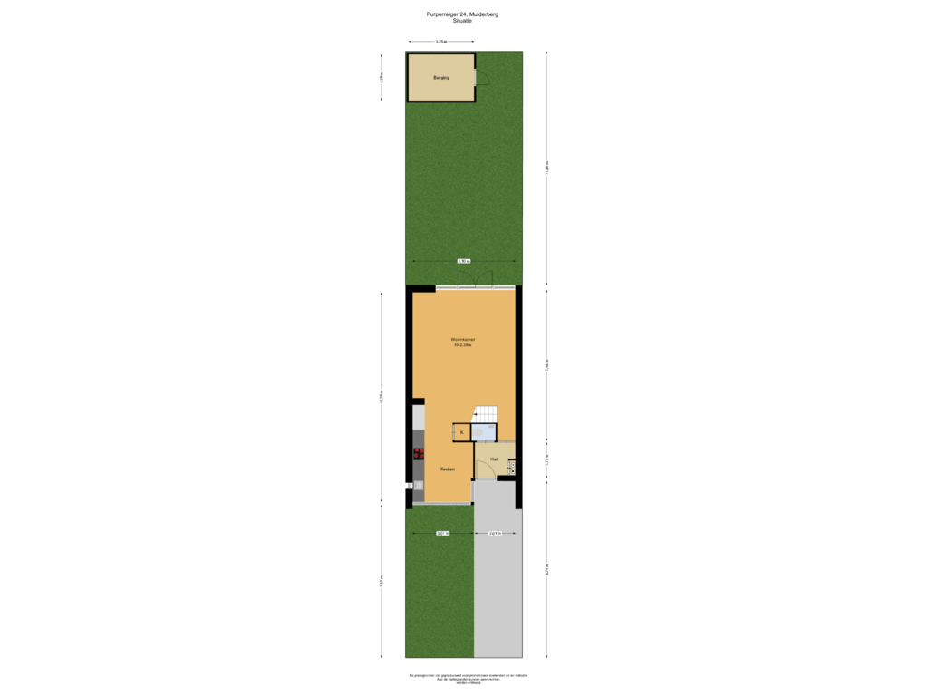 Bekijk plattegrond van Situatie van Purperreiger 24