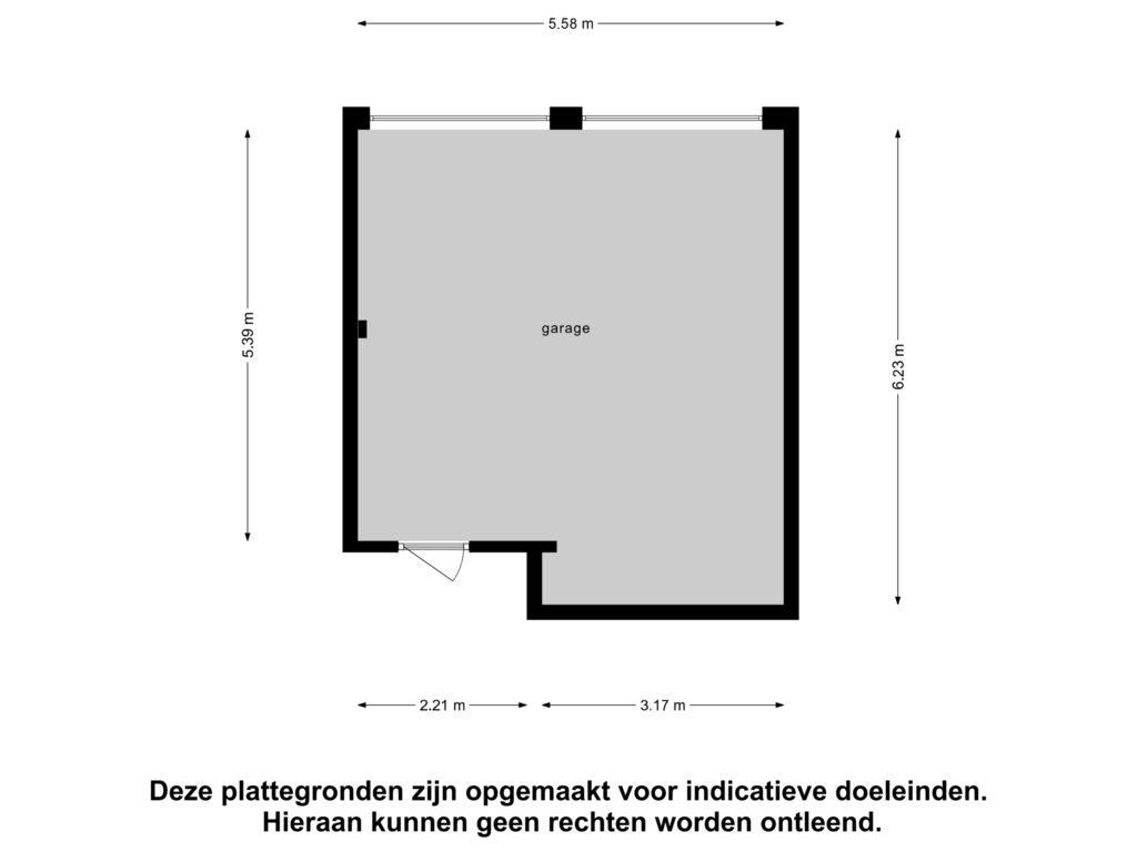 Bekijk plattegrond van Garage van Oerlesestraat 143