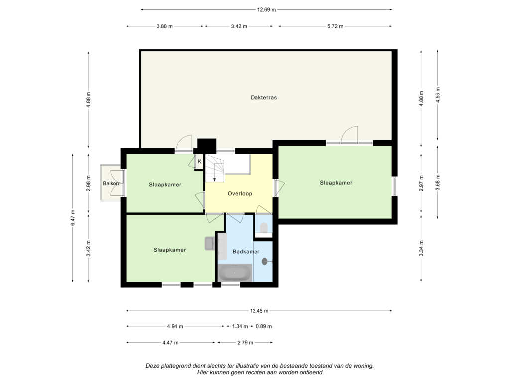 Bekijk plattegrond van Verdieping van Maastrichterlaan 81