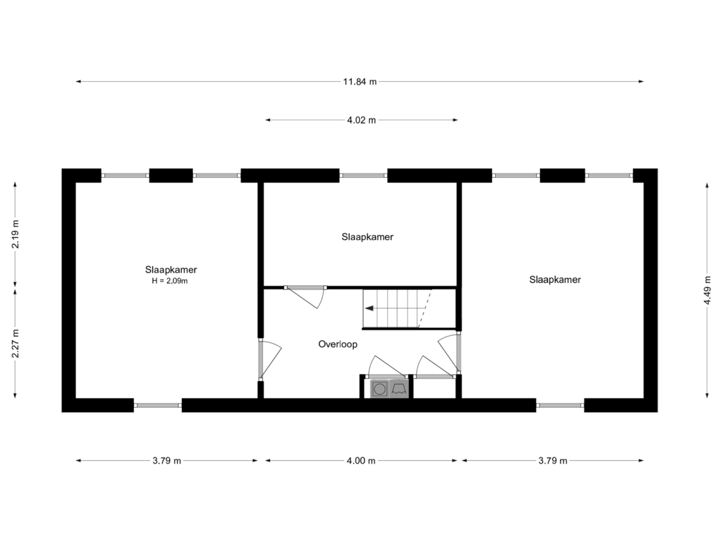 Bekijk plattegrond van Souterrain van Landsmeerderdijk 68