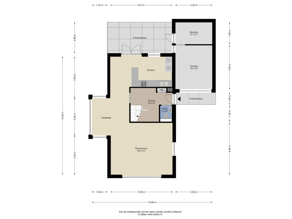 Bekijk plattegrond van Begane Grond van Rijksweg-West 32