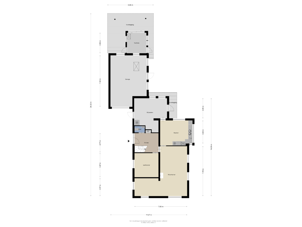 View floorplan of Begane Grond of Albertlaan 18