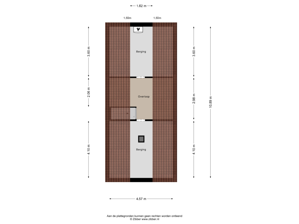 View floorplan of Tweede Verdieping of Albertlaan 18