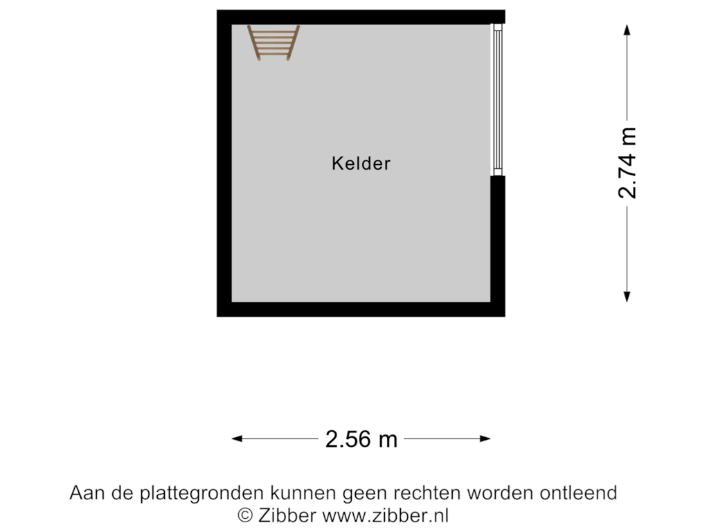 View floorplan of Kelder of Albertlaan 18