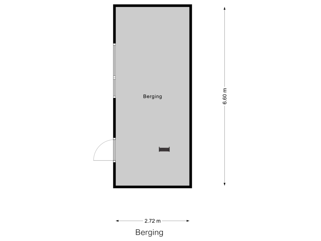 Bekijk plattegrond van Berging van Ooststraat 25