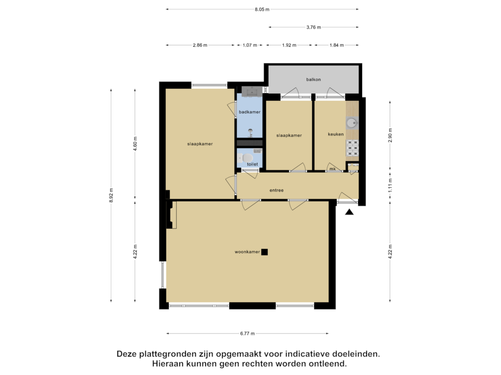 View floorplan of Appartement of Boutenslaan 9