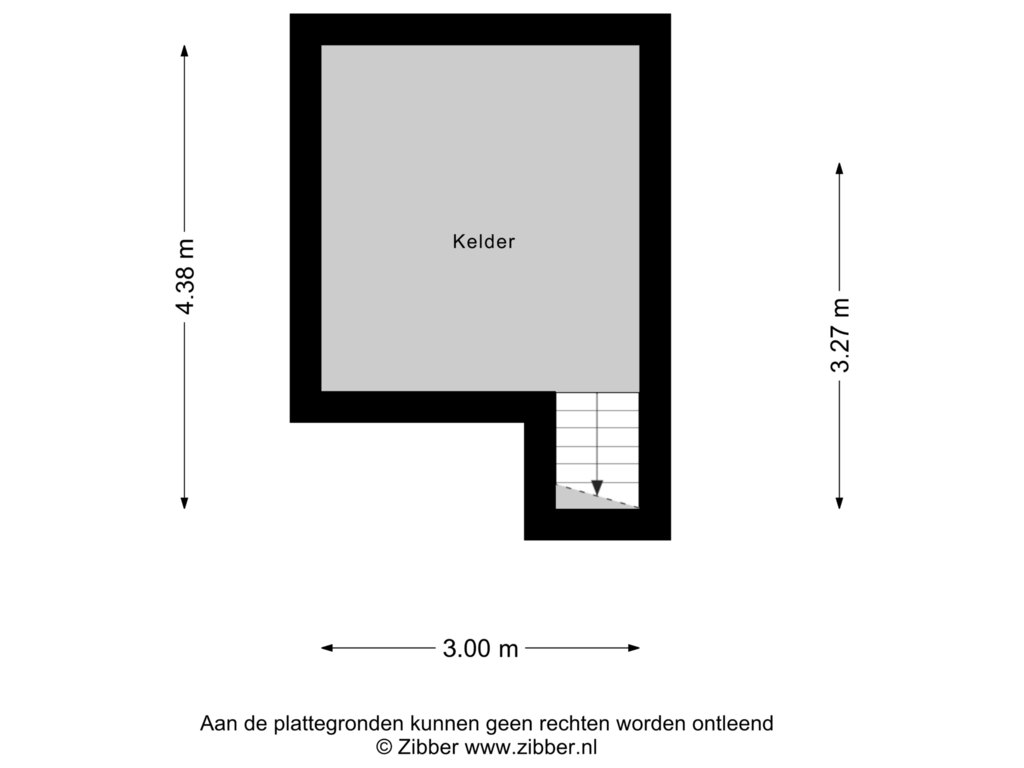 Bekijk plattegrond van Kelder van Halsterseweg 314