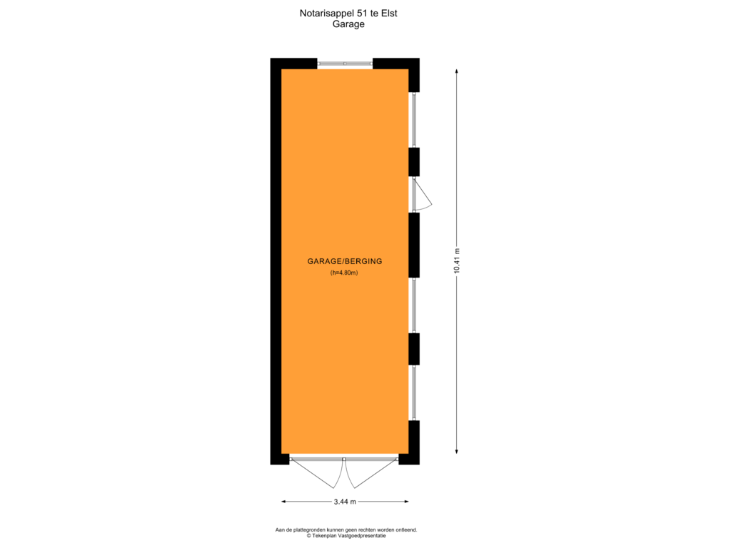 Bekijk plattegrond van Gagare van Notarisappel 51