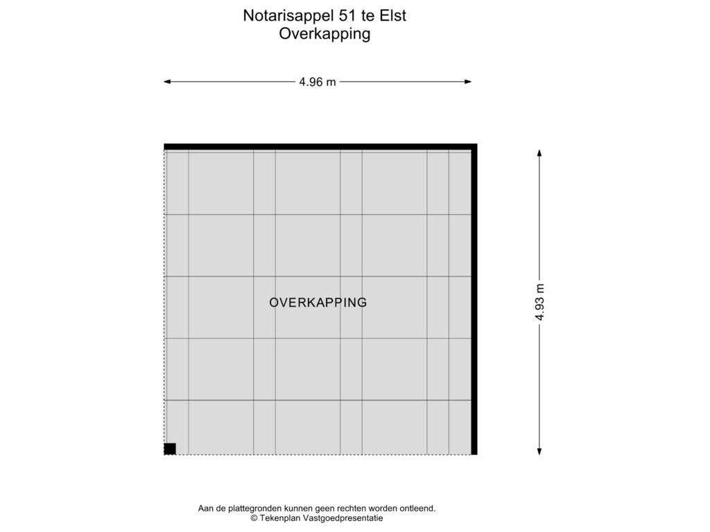 Bekijk plattegrond van Overkapping van Notarisappel 51