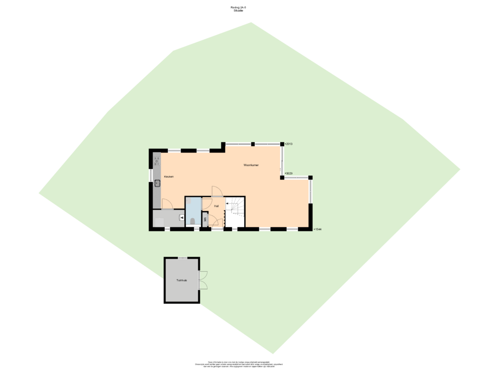 View floorplan of Situatie of Rading 2-A05