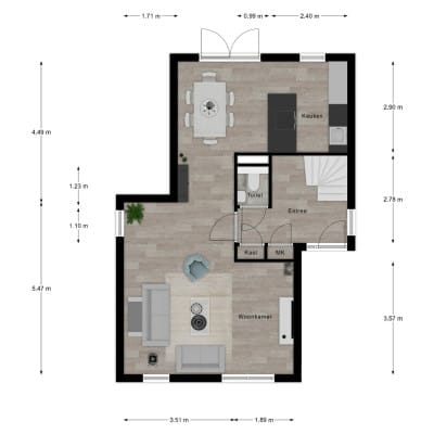Foto 3 van Natuurrijk - Vrijstaande villa type A - 19 (Bouwnr. 19)