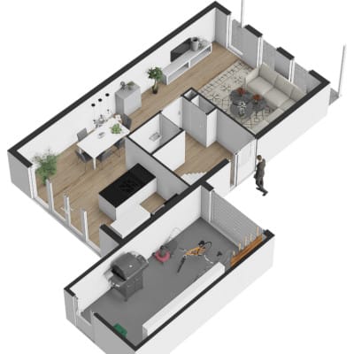 Foto 8 van Natuurrijk - Tweekapper type G - 3 (Bouwnr. 3)