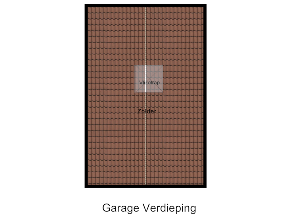 Bekijk plattegrond van Garage Verdieping van Dorpsstraat 966