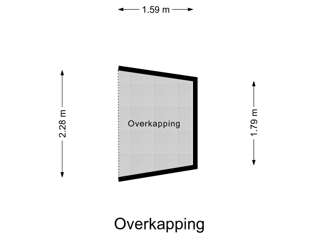 Bekijk plattegrond van Overkapping van Dorpsstraat 966