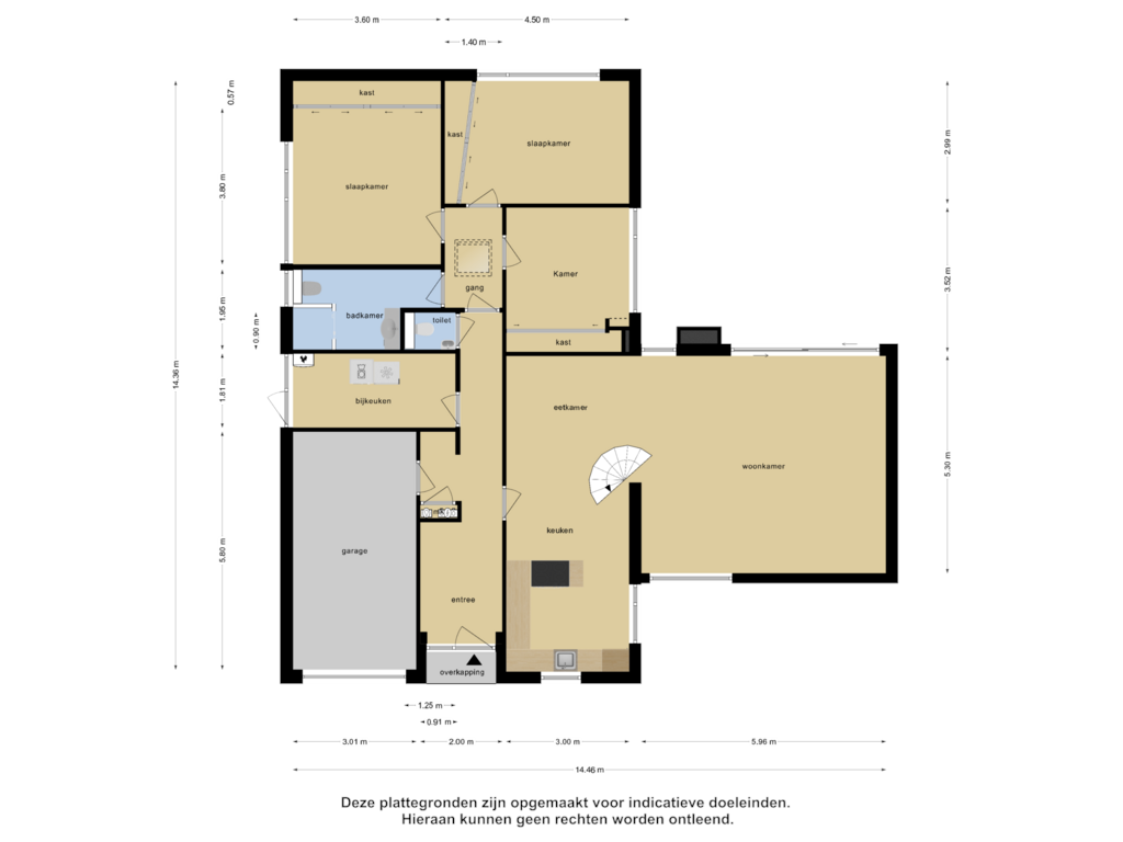 View floorplan of Begane Grond of De Gorzen 6