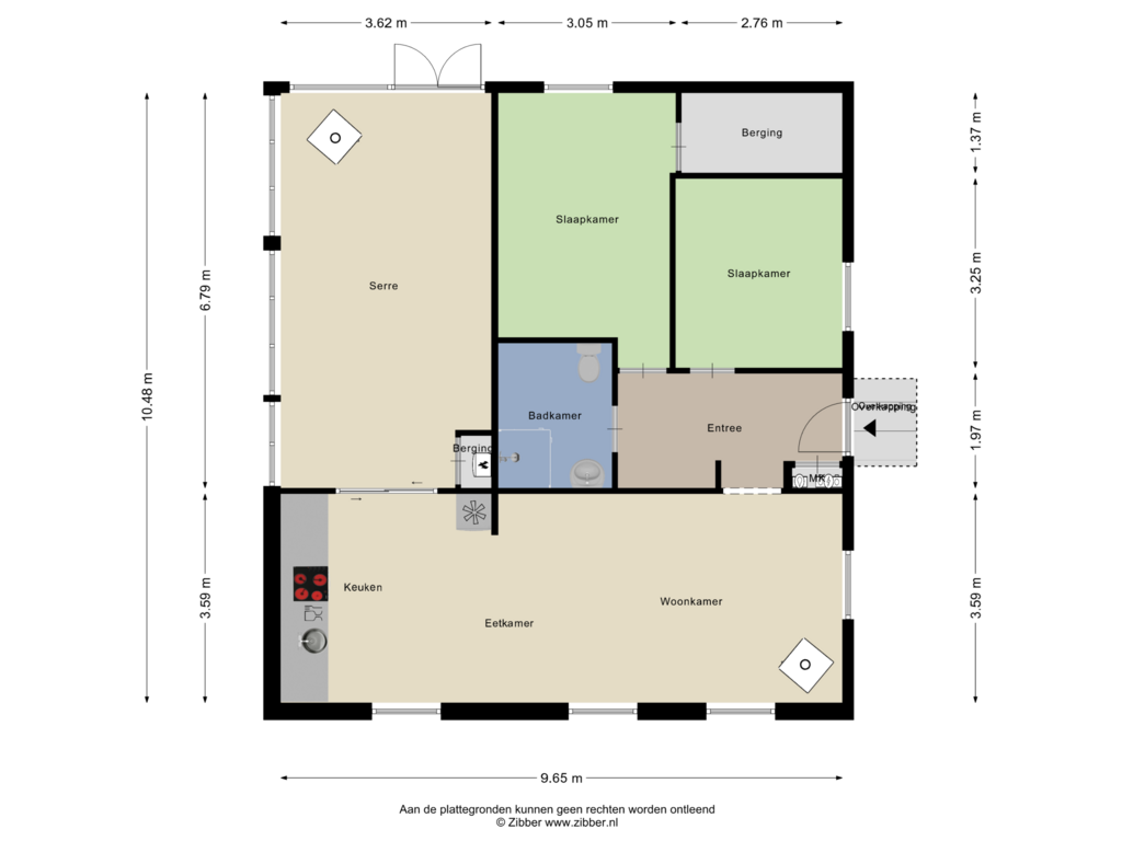 Bekijk plattegrond van Begane Grond van Steenbakkersweg 7-372