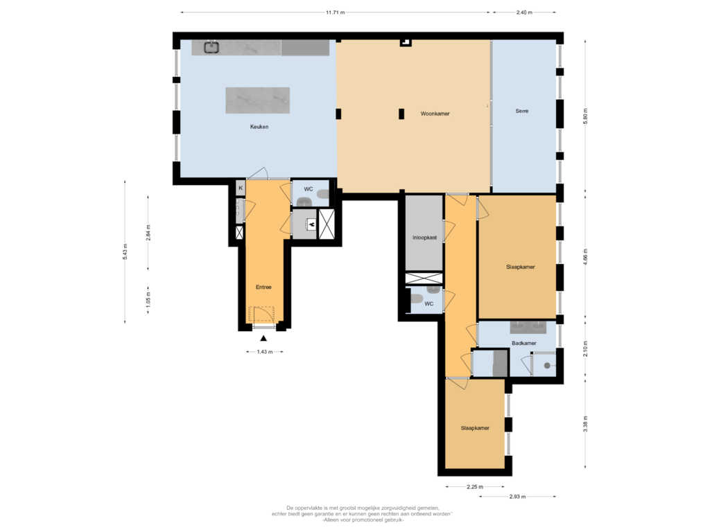 Bekijk plattegrond van First floor van Roelofsstraat 146