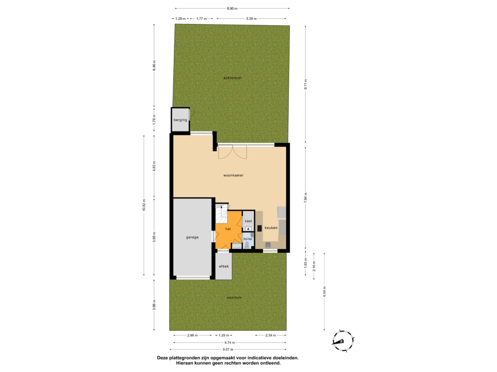 Bekijk plattegrond van Woning overzicht van Frans ter Gastlaan 3