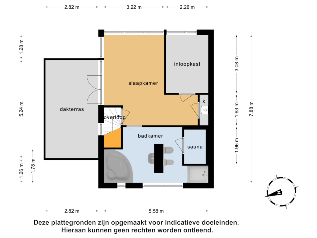 Bekijk plattegrond van 2e verdieping van Frans ter Gastlaan 3